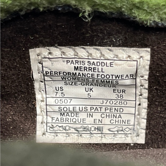 Merrell Paris Shoe J70280 Saddle Brown Mary Jane Comfort Leather Button  7-1/2 - Picture 10 of 10